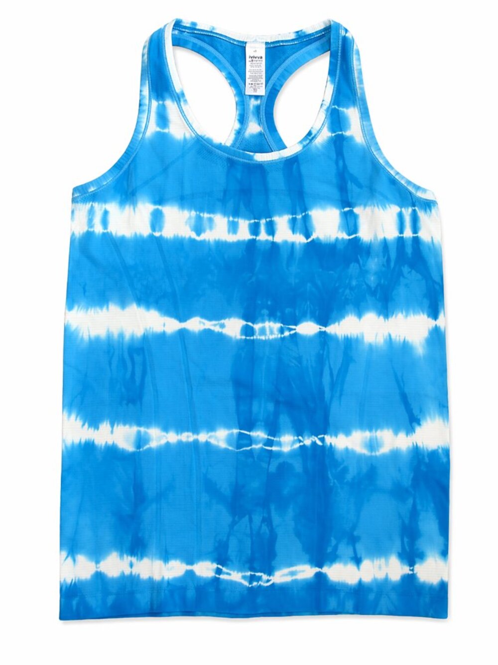 Ivivva Girl by Lululemon🍋 Fly Tech Tank Top blue and white tie-dye size 14
